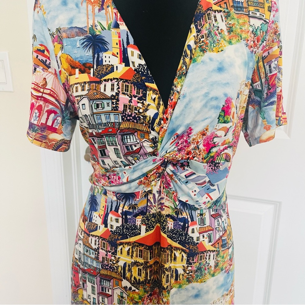 Johnny Was Janie Twist Front Swing Dress - Picture 4 of 10